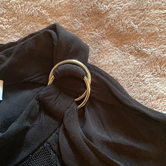 IRO. Cold shoulder blouse. Black. Size 36. - Picture 5 of 6